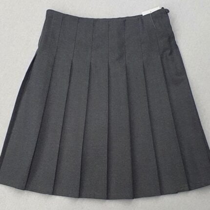 Grey Pleated Skirt-0